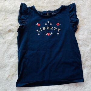 EUC Janie and Jack Liberty Tee Shirt